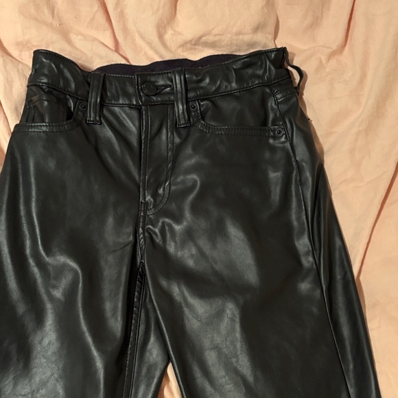 GAP Other - GAP Black Faux Leather Kids Formal Pants